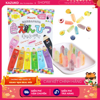 Kẹo trái cây candy kanro hình bút chì 80g