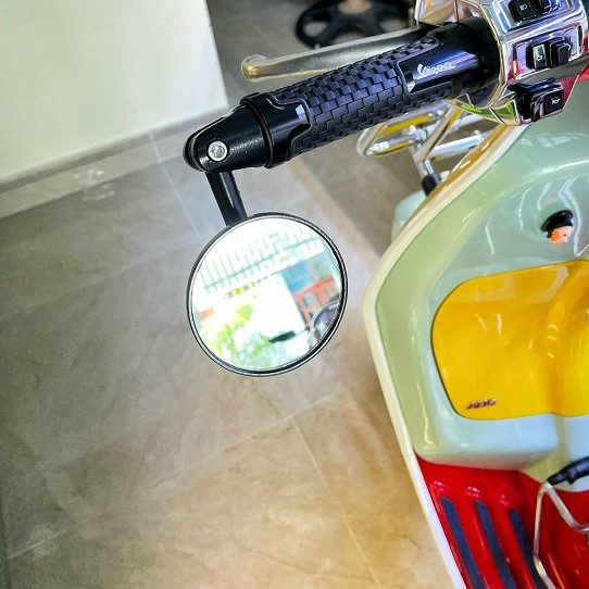 Gương CNC Gù Tròn M2 Cho Các Dòng Xe Máy