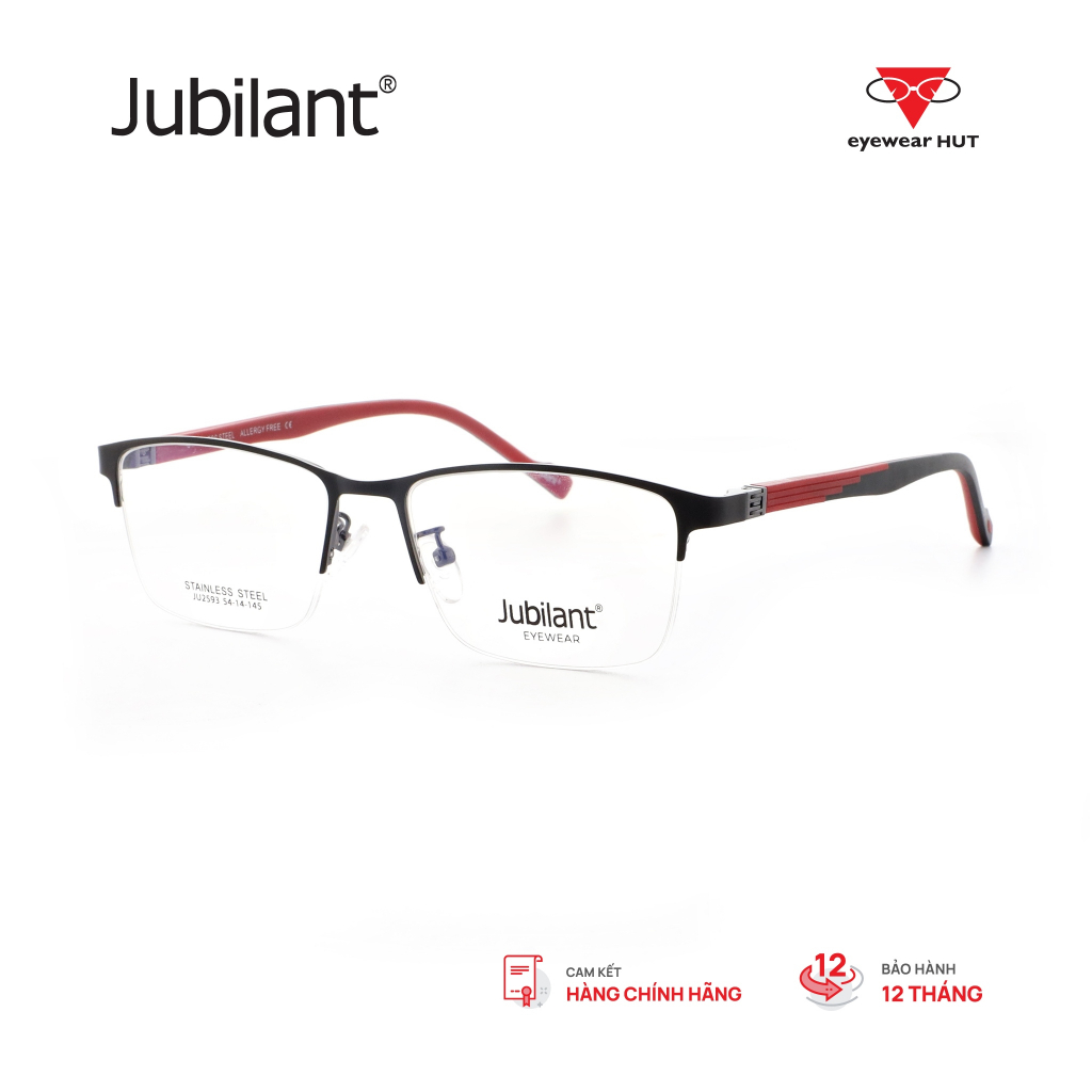 Kính Gọng Nam chính hãng Jubilant (F) JU2593_54 phong cách Cổ điển kiểu dáng Browline/Clubmasters