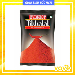Bột ớt ấn độ everest tikhalal hot & red chilli powder 100gr