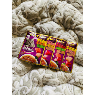 Pate whiskas tasty mix cho mèo trưởng thành gói 70g