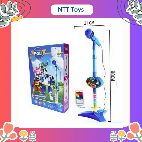 Đồ chơi Míc hát Robocar Poli cho bé