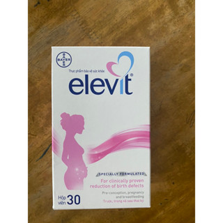 Elevit hộp 30 viên bổ sung dưỡng chất cần thiết - vitamin trước và sau sinh - date mới nhất
