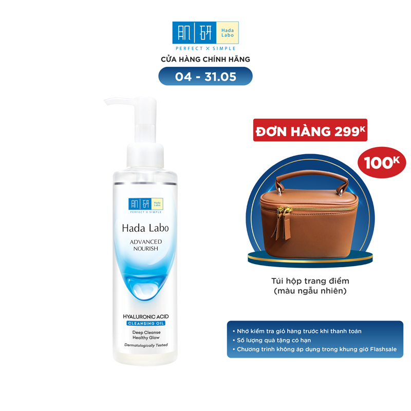 Dầu tẩy trang Hada Labo Advanced Nourish Hyaluron Cleansing Oil 200ml