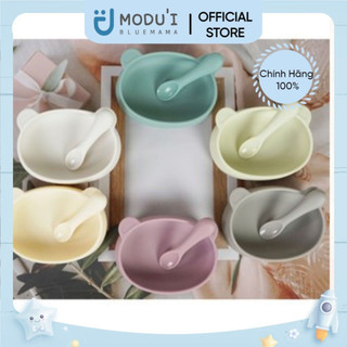 Combo bát gấu và thìa ăn dặm chính hãng modui