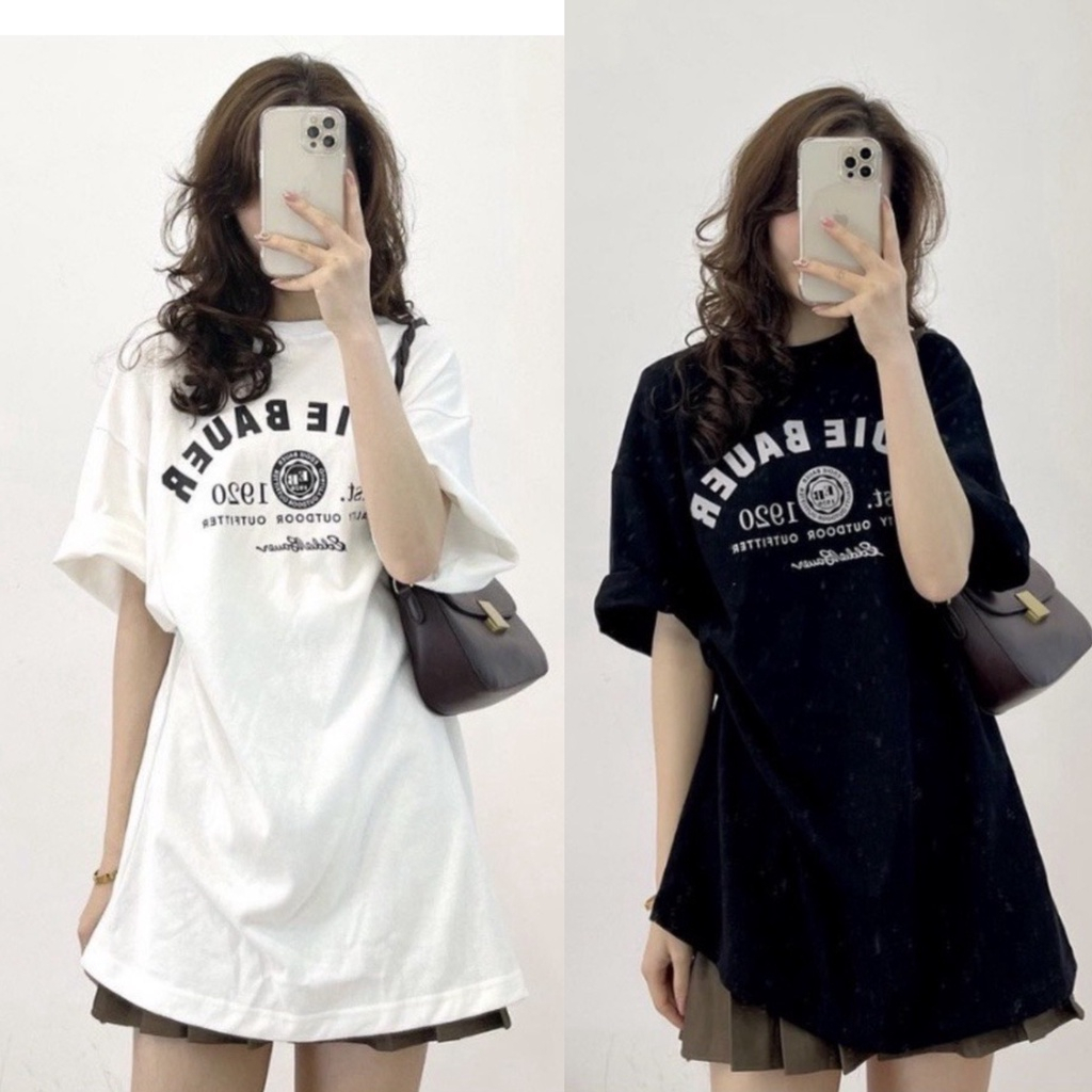Áo thun tay lỡ, áo phông unisex form rộng Eddie