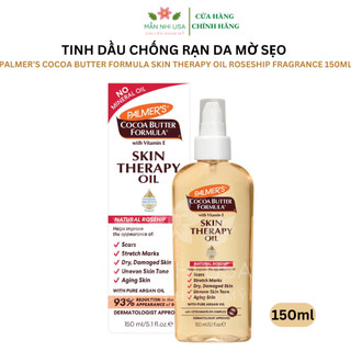 Dầu massage phục hồi và dưỡng da toàn thân palmer’s cocoa butter formula skin therapy oil rosehip fragrance 150ml150ml.