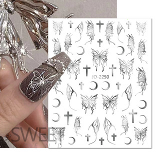 Sticker dán móng hình bướm giá rẻ