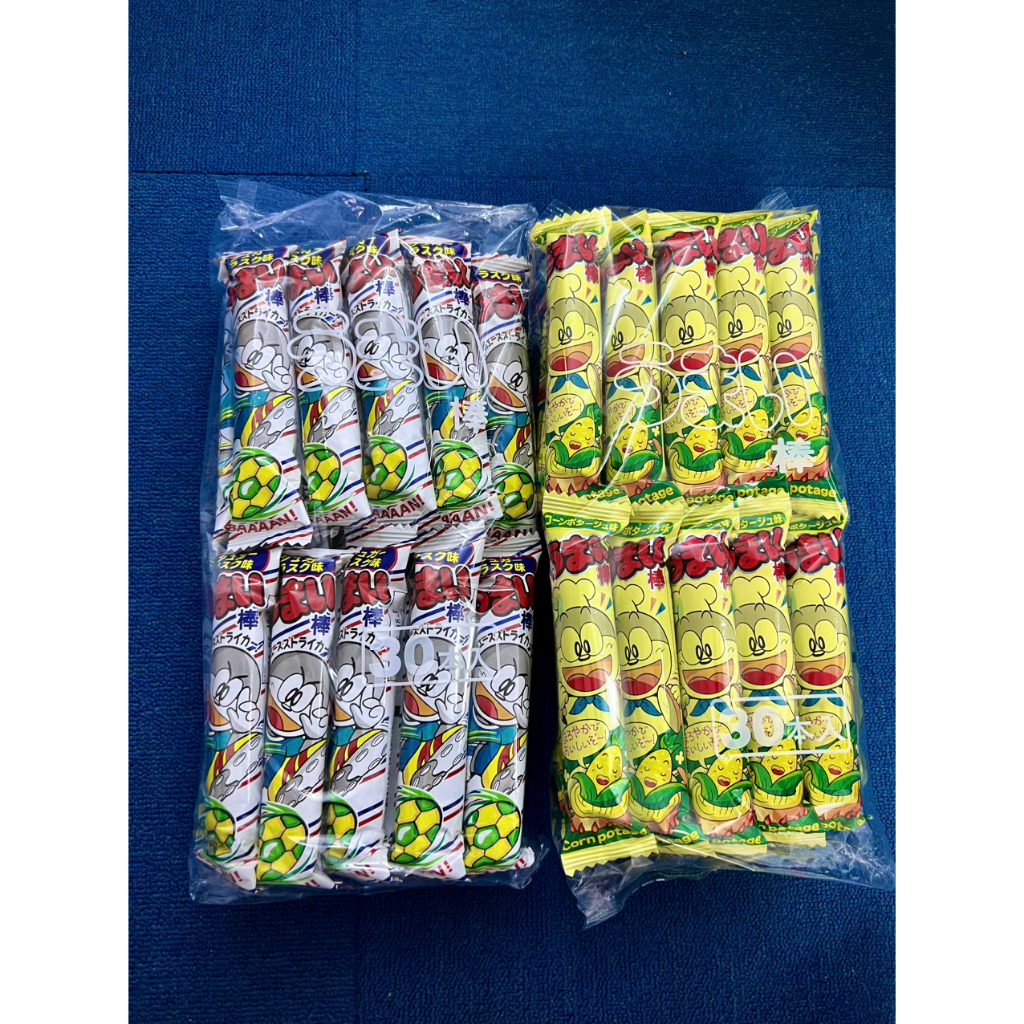 Bánh que bắp Umaibo Yaokin Doraemon Nhật Bản (1 túi 30 cái)