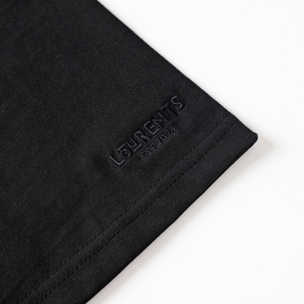 Áo Thun Local Brand Lourents Premium Basic Tee - TEE2 Đen
