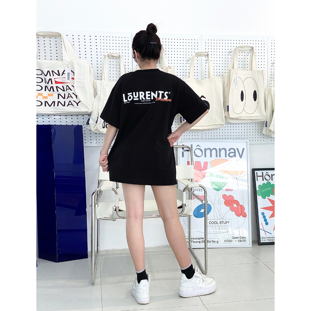 Áo Thun Local Brand Lourents Premium Basic Tee - TEE2 Đen