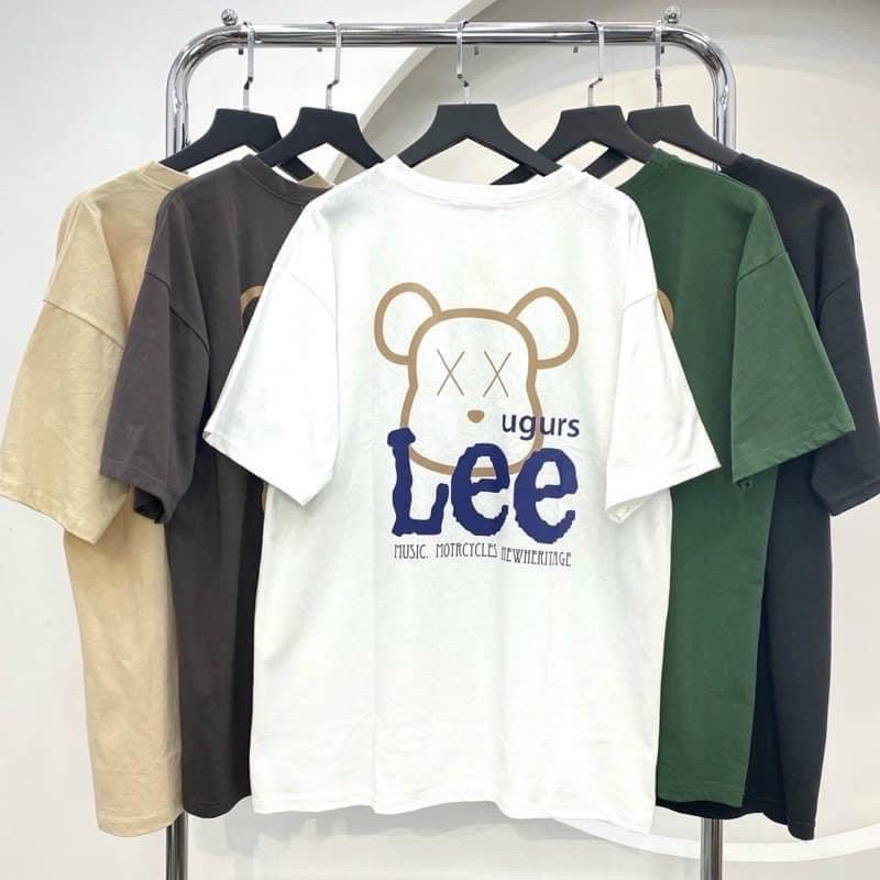 Áo thun tay lỡ, áo phông form rộng Unisex Gấu Lee - Mailamshop