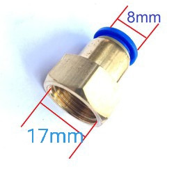 Đầu lọc rác máy bơm phun sương (trõ lọc, nối ống phi 8mm)