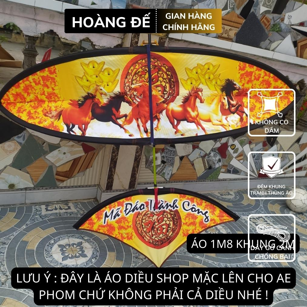 Áo diều sáo 2m5 3m áo diều lắp ghép giá rẻ 2m 2m5 3m áo diều sáo kì lân vàng 1  - Hoàng Đế