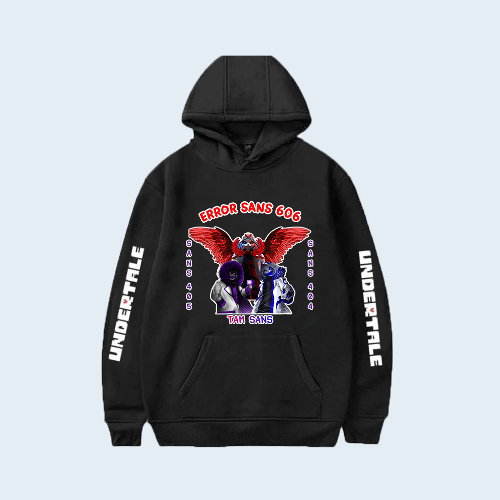 Tổng Hợp Áo Hoodie Game Undertale - in hình mới _ bé Sans 404 - Sans 505 - Sans 6