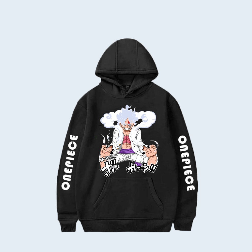 Tổng Hợp Áo Hoodie Anime One Piece - Luffy Gear5 - Mẫu hình in sắc nét Chất nỉ bô