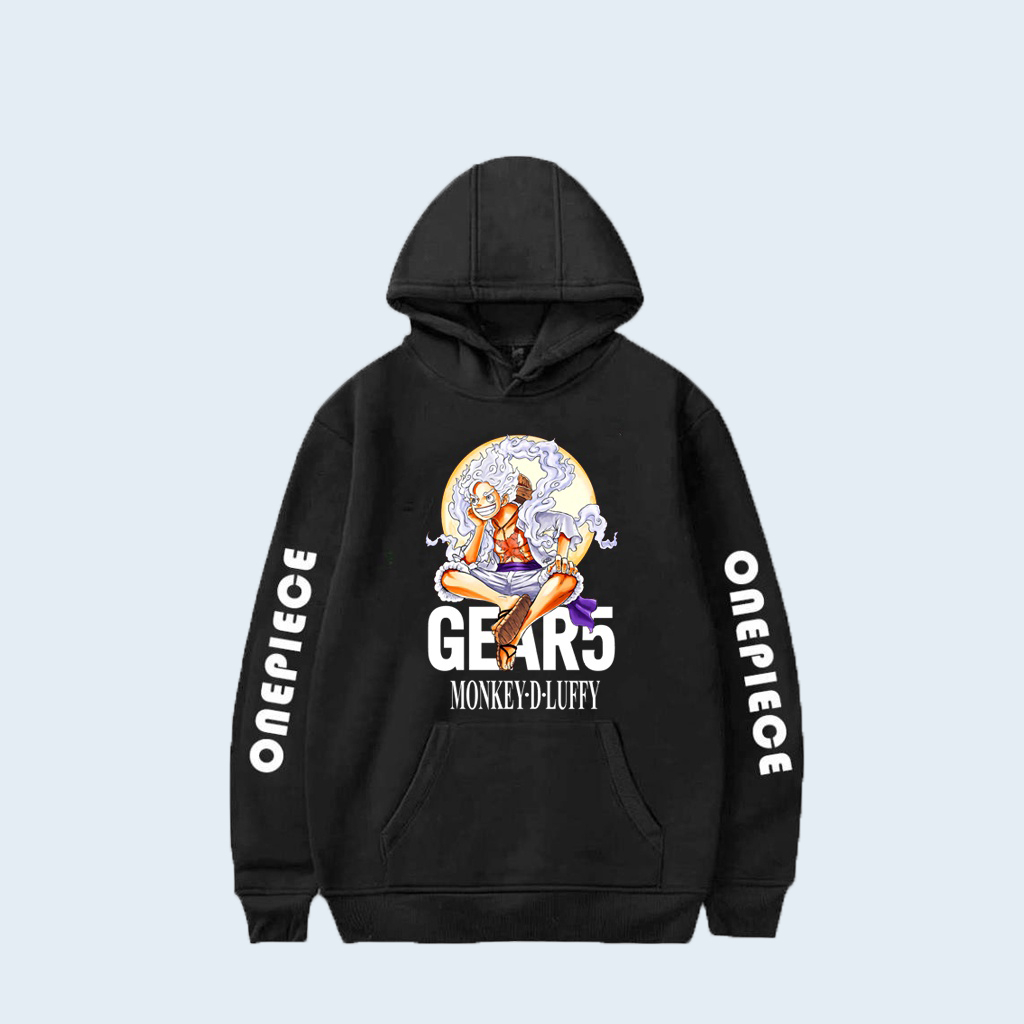 Tổng Hợp Áo Hoodie Anime One Piece - Luffy Gear5 - Mẫu hình in sắc nét Chất nỉ bô