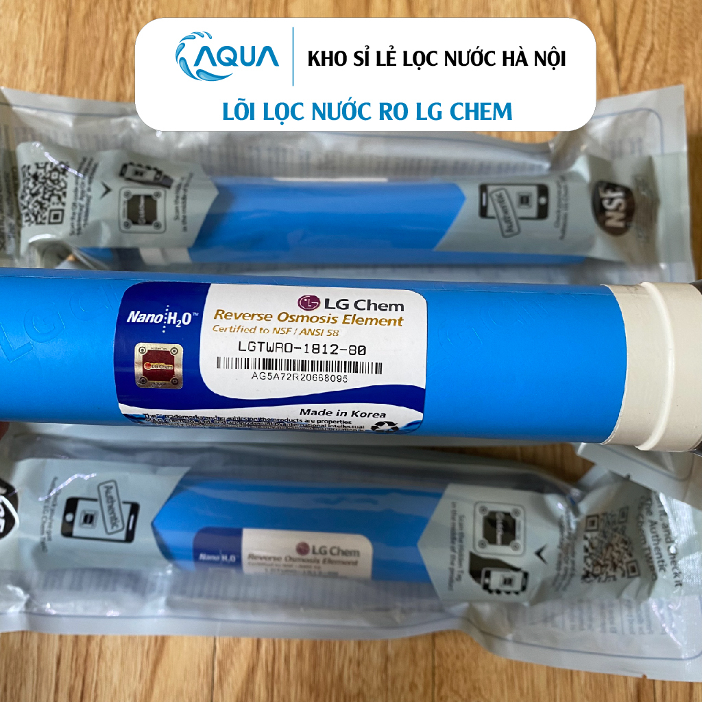 Lõi lọc nước, RO LG CHEM, Lõi lọc nước máy Kangaroo, Karofi, Sunhouse, Aqua Chính hãng