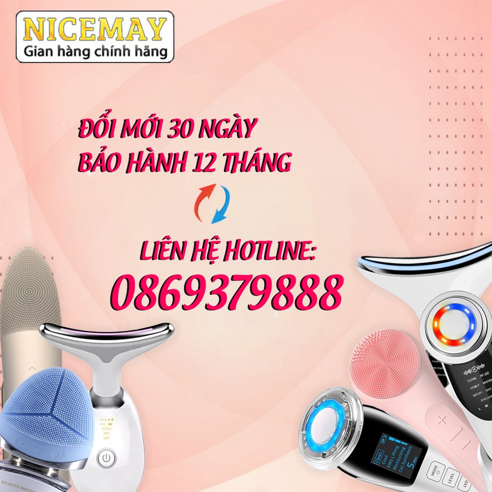 Máy Rửa Mặt Cao Cấp NICEMAY MR2275 Làm Sạch Sâu Lỗ Chân Lông, Dầu Thừa Cặn Bã Nhờn