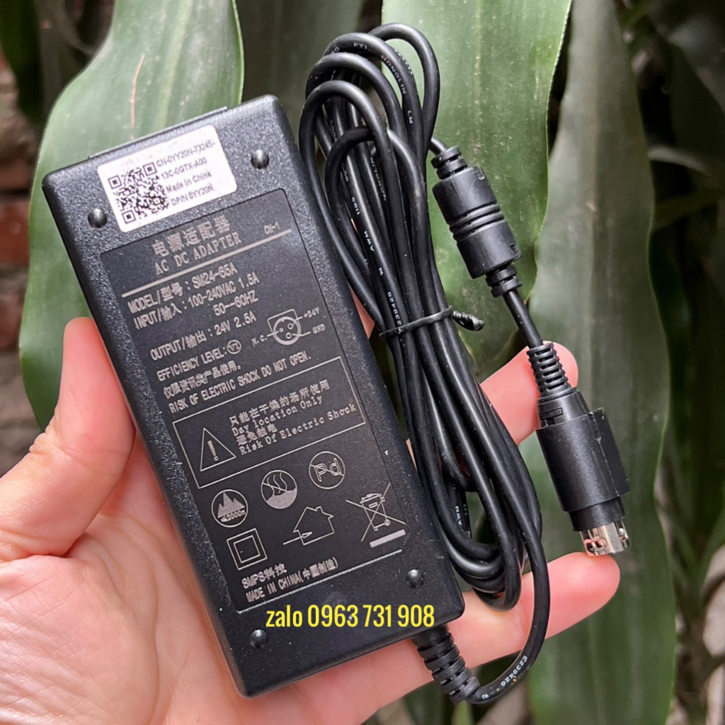 Dây nguồn máy in kpos zy307 ZY309 24V 2.5A hàng chất lượng cao