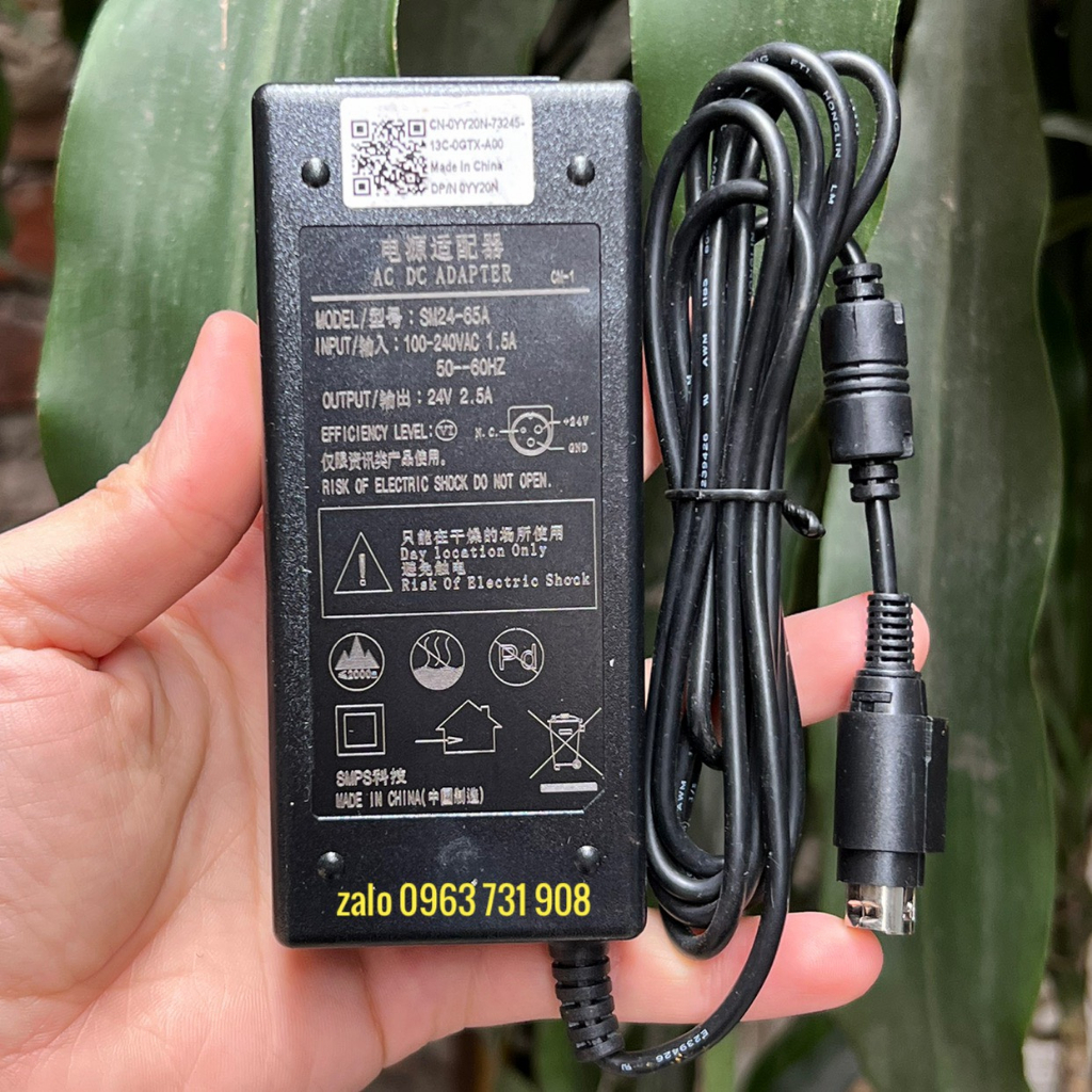Dây nguồn máy in kpos zy307 ZY309 24V 2.5A hàng chất lượng cao