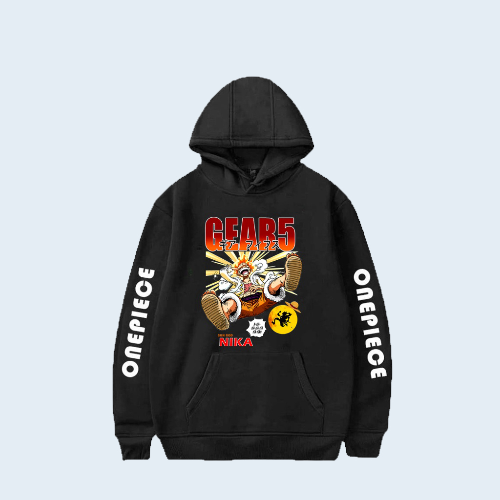 Tổng Hợp Áo Hoodie Anime One Piece - Luffy Gear5 - Mẫu hình in sắc nét Chất nỉ bô