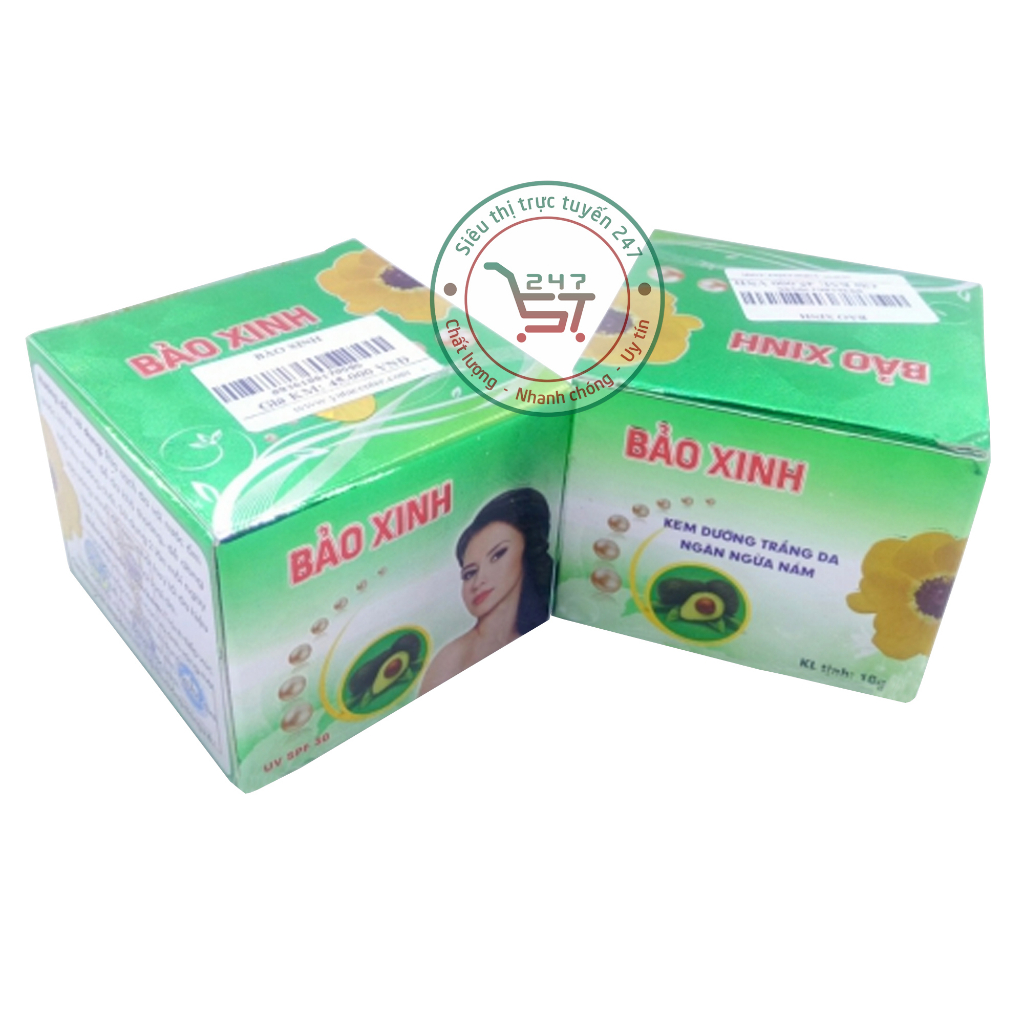 Kem dưỡng Trắng da mặt Bảo Xinh Ngăn ngừa Nám Tái tạo da 10g 20g 30g