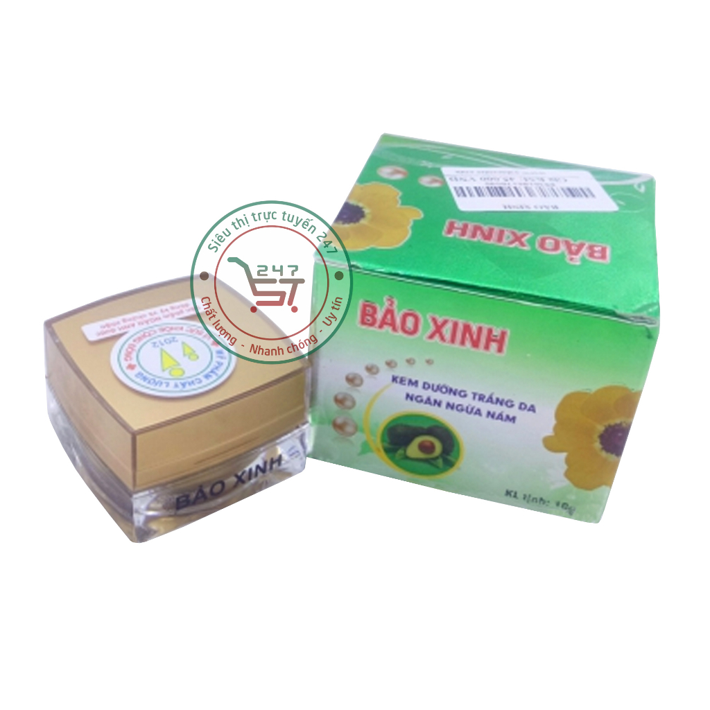 Kem dưỡng Trắng da mặt Bảo Xinh Ngăn ngừa Nám Tái tạo da 10g 20g 30g