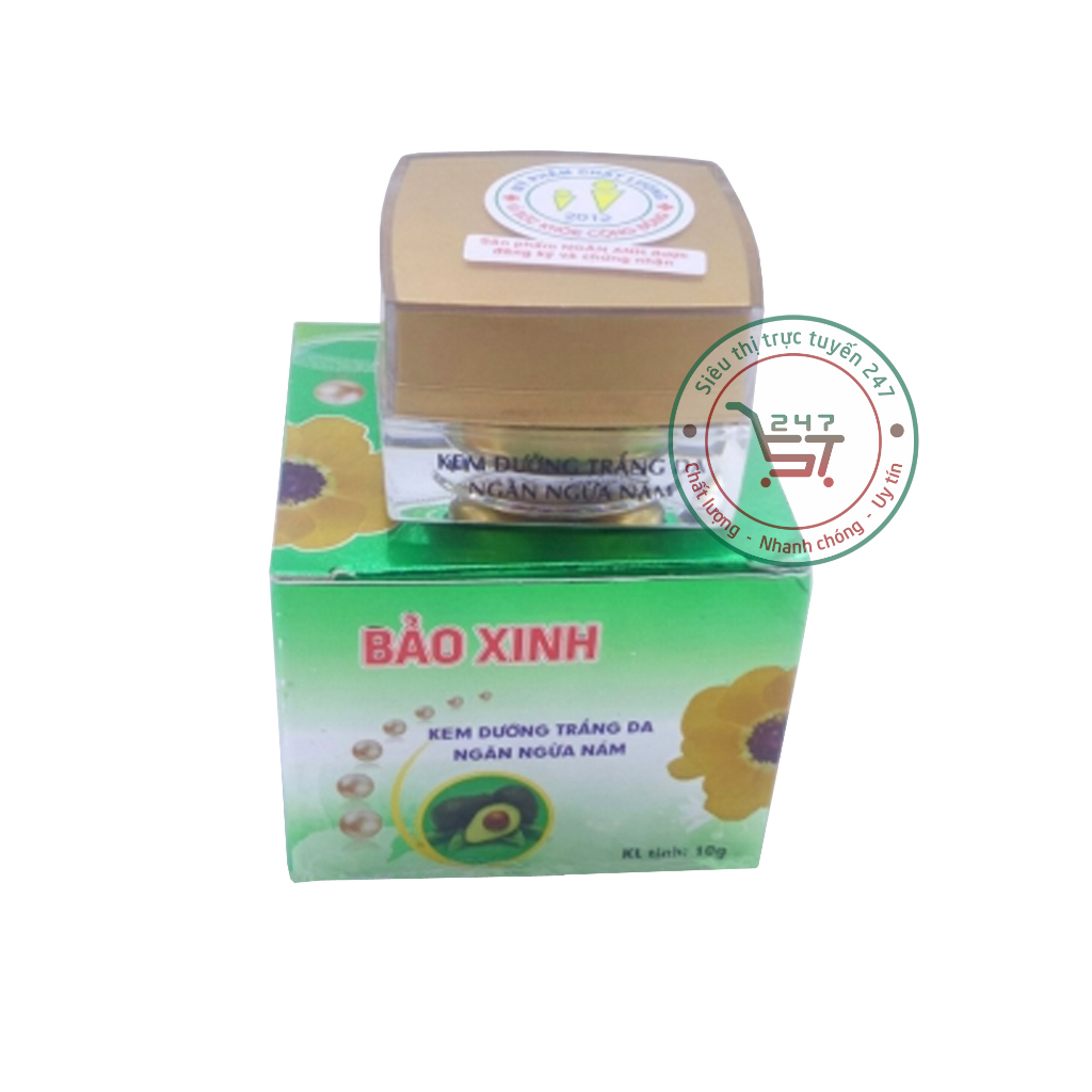 Kem dưỡng Trắng da mặt Bảo Xinh Ngăn ngừa Nám Tái tạo da 10g 20g 30g