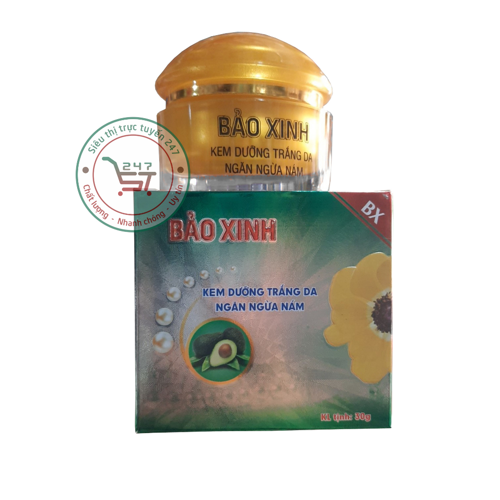 Kem dưỡng Trắng da mặt Bảo Xinh Ngăn ngừa Nám Tái tạo da 10g 20g 30g