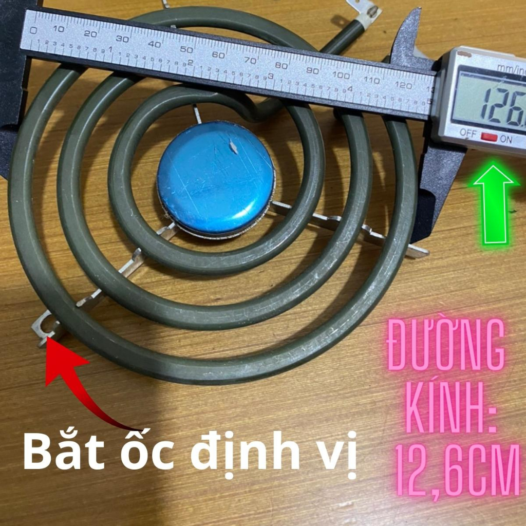 Thanh nhiệt, điện trở đốt nóng, maiso bếp điện, lò nướng, nồi chiên, lò nướng chân không Gali từ 750w đến 1800w
