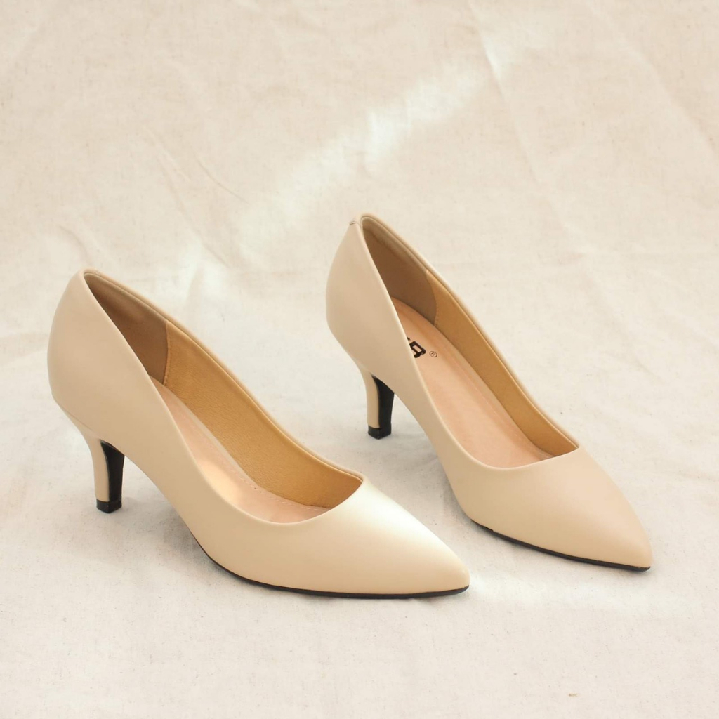Giày Cao Gót 5cm Đế Nhọn Trơn Basic 5361