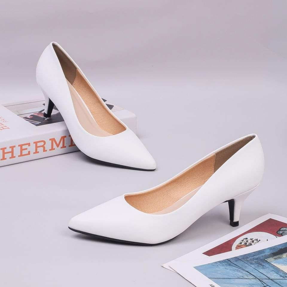 Giày Cao Gót 5cm Đế Nhọn Trơn Basic 5361