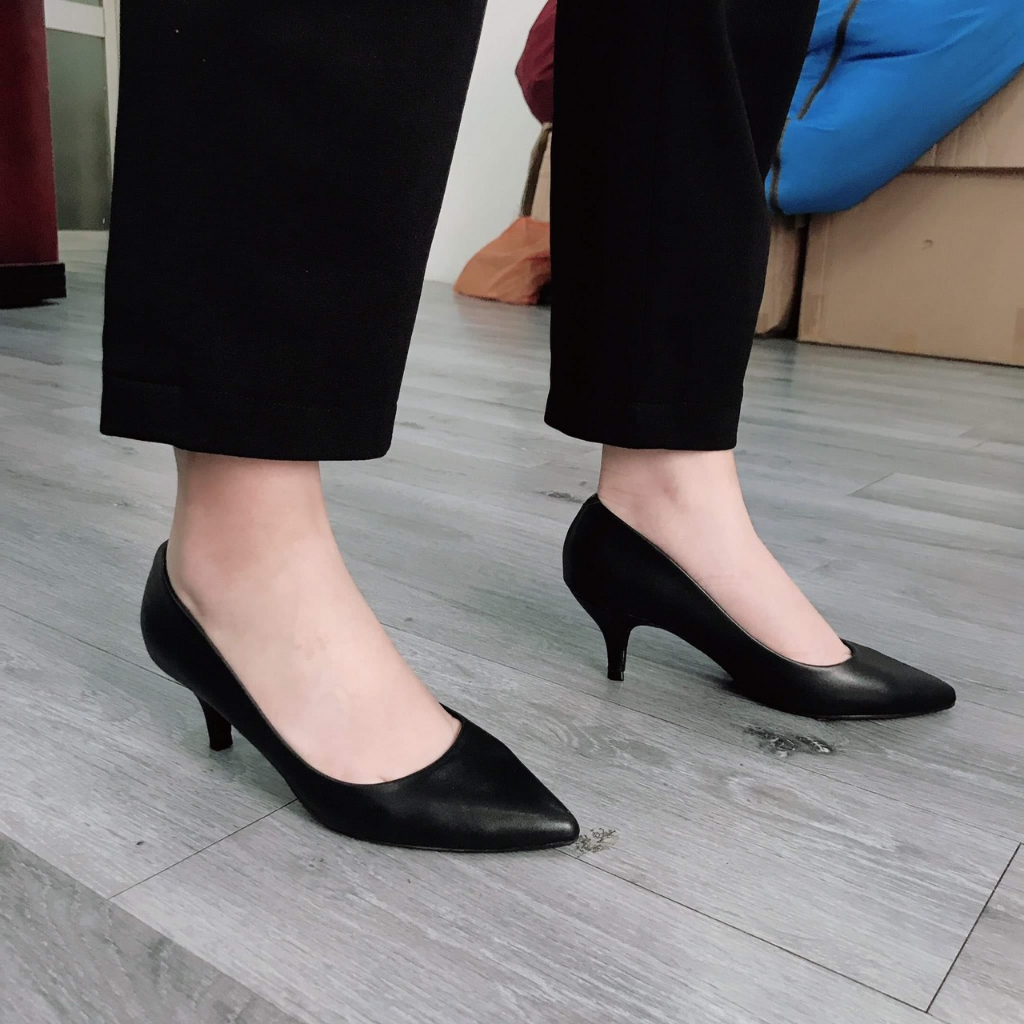 Giày Cao Gót 5cm Đế Nhọn Trơn Basic 5361