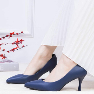 Giày Cao Gót 7cm Basic Mũi Nhọn Êm Chân X457