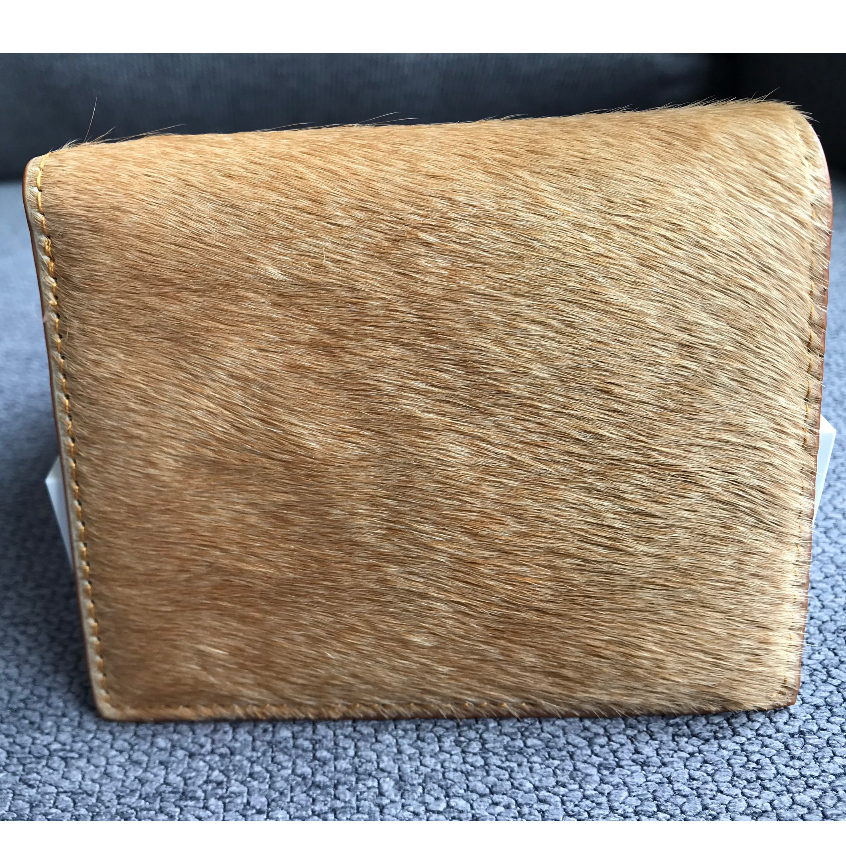 VÍ DA BÒ NGUYÊN LÔNG ĐỘC ĐÁO, VÍ NGANG/DỌC 9.5X12CM - THƯƠNG HIỆU UMBO