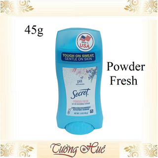 Lăn Sáp Khử Mùi Nữ Secret pH Balanced 24Hr Invisible Solid - 59g/73g ( Có lựa chọn )
