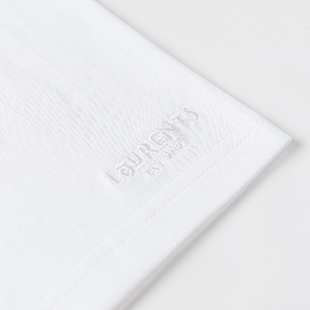 Áo Thun Unisex Lourents Local Brand OU Heart Premium Cotton - TEE3 Trắng