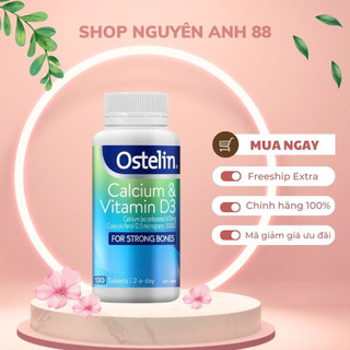 Canxi bầu Ostelin Calcium & Vitamin d3 bổ sung Canxi, D3 cho bà bầu, mẹ sau sinh shopnguyenanh88