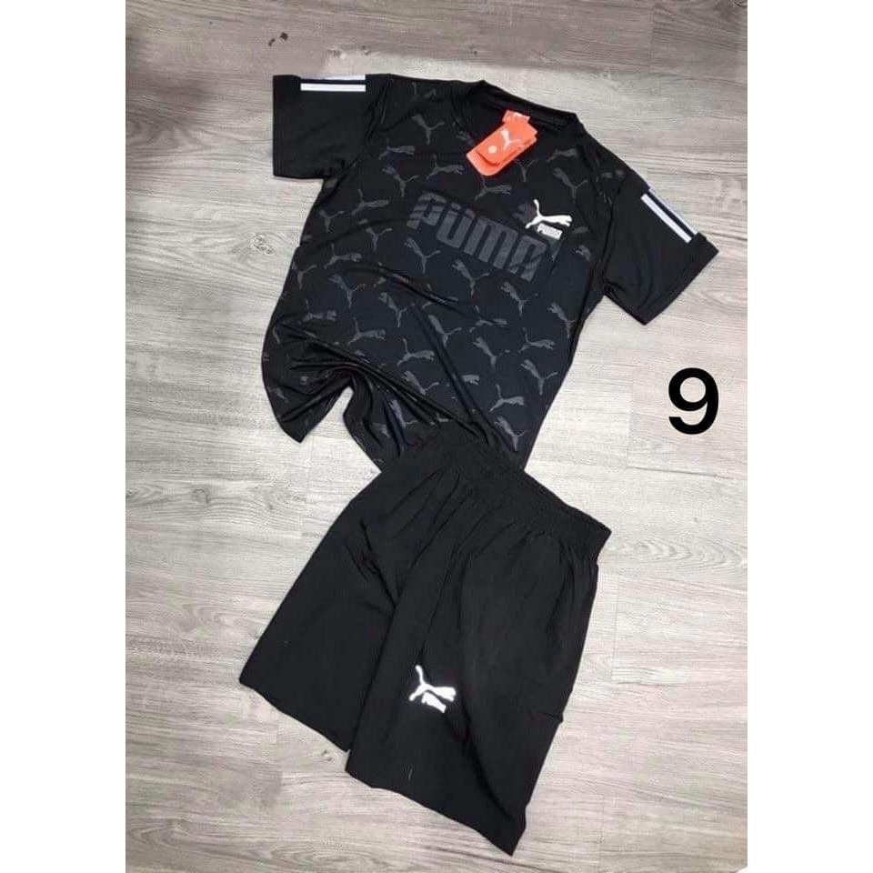 Bộ quần áo thể thao nam thun lạnh co giãn đa chiều, thấm hút mồ hôi, thời trang, phong cách.