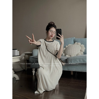 Váy xuông tăm basic form rộng Khánh Lê