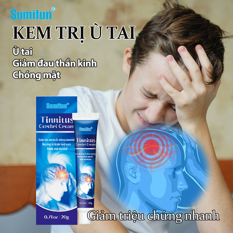 【Giảm mất trí nhớ】Kem trị bệnh tinnitus Chăm sóc sức khỏe tốt hơn với kem Giảm đau đầu và mất ngủ Giảm stress và mệt mỏi