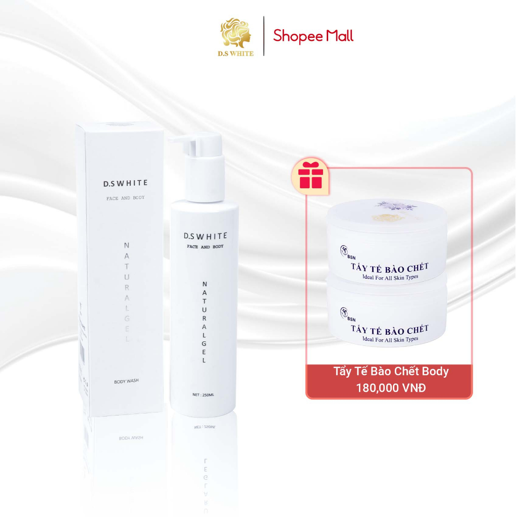 Tinh Chất Tắm Trắng Khô, Dưỡng Trắng, Kích Trắng Bổ Sung Collagen [Tặng Kem Body D.S White]
