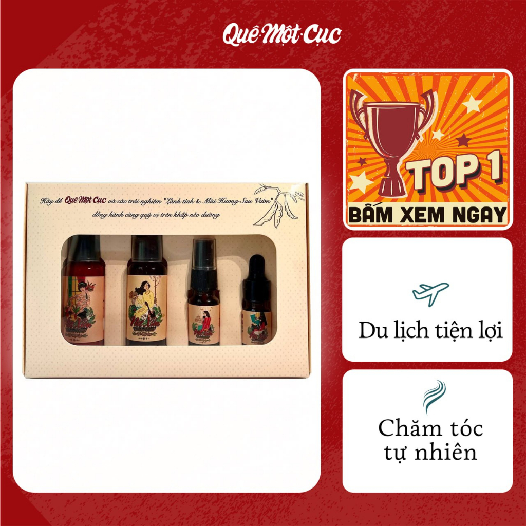 BỘ SẢN PHẨM TRAVEL KIT 4 MÓN CHĂM SÓC TÓC MỀM MƯỢT SẠCH GÀU, HẾT NGỨA, GIẢM GÃY RỤNG