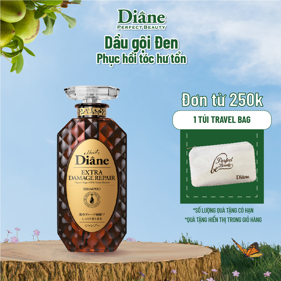 Dầu gội phục hồi tóc hư tổn nặng Moist Diane Extra Damage Repair - 450ml