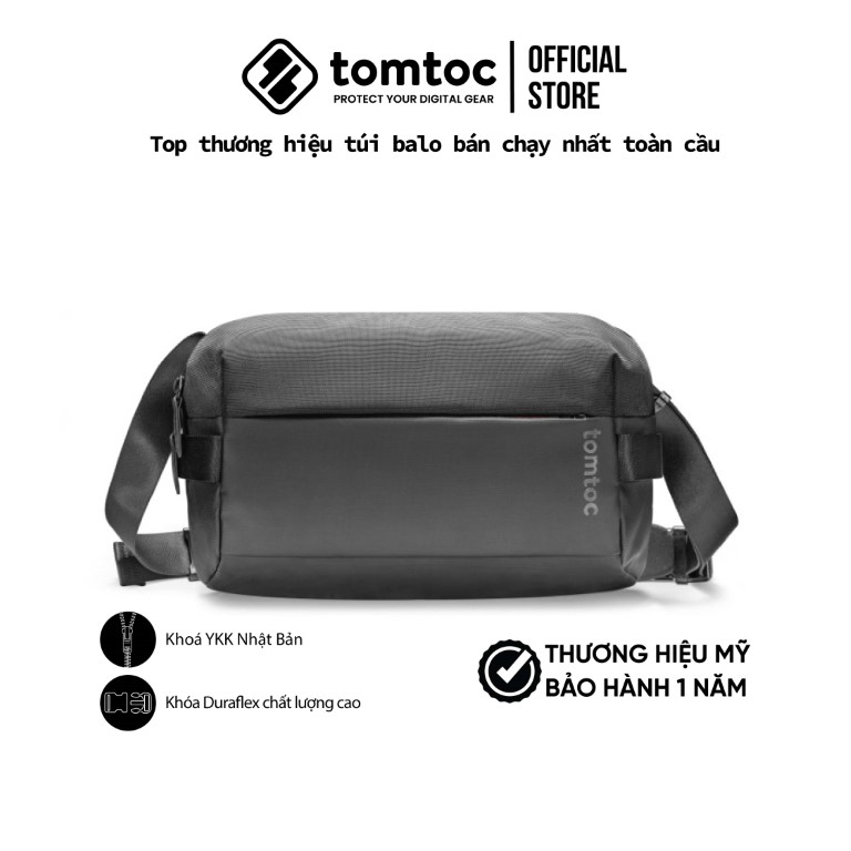 Túi đeo chéo Tomtoc  Urban Codura Sling Bag Travel and Work 11 inch - Hàng chính hãng