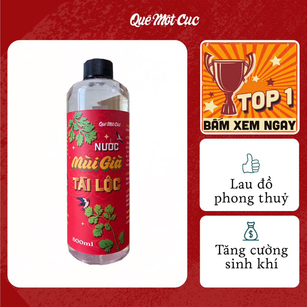 Nước mùi già lau trang sức, đồ thờ, làm sáng vật phẩm phong thủy, loại tinh khiết, không cặn, tạp chất Quê Một Cục500ml