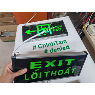 Đèn báo chỉ hướng Exit Thoát Hiểm, Toilet loại 2 mặt