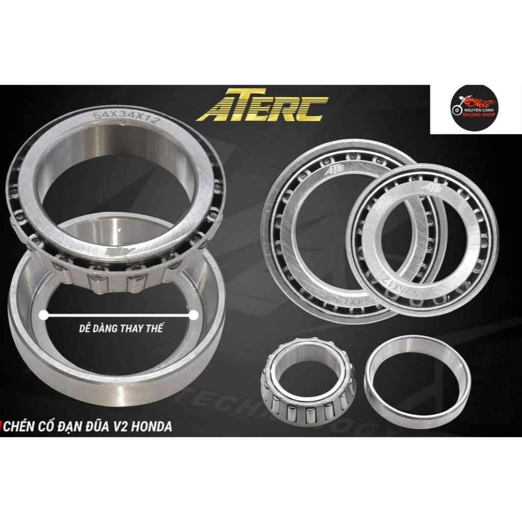 Chén cổ đạn đũa ATE.V2 cho xe HONDA