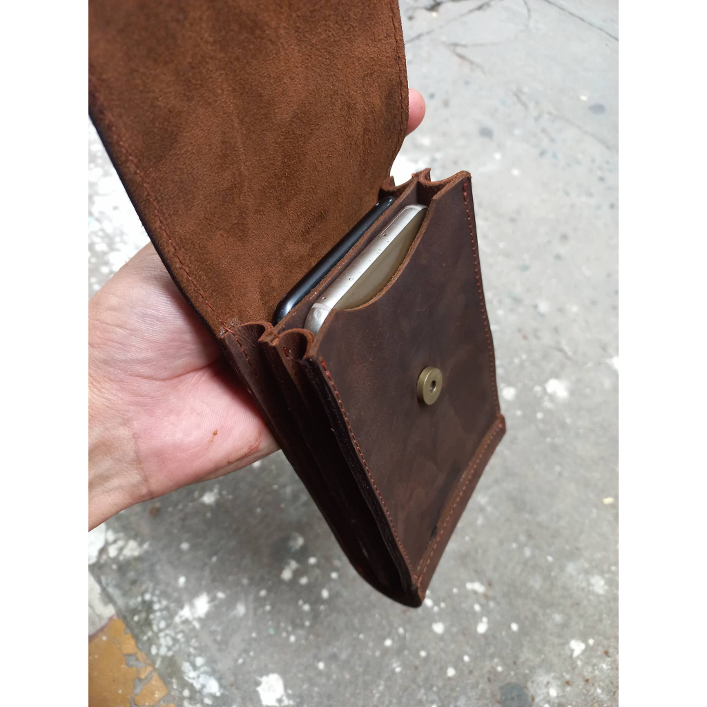 BAO ĐỰNG 2 ĐIỆN THOẠI ĐEO DÂY NỊT